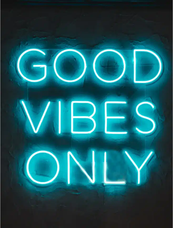 Good Vibes Only Neon Sign